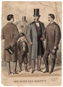 September 1865 west end gazette print